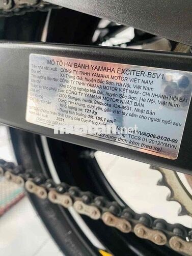 Yamaha Exciter 155 2021 Vàng 4005 km