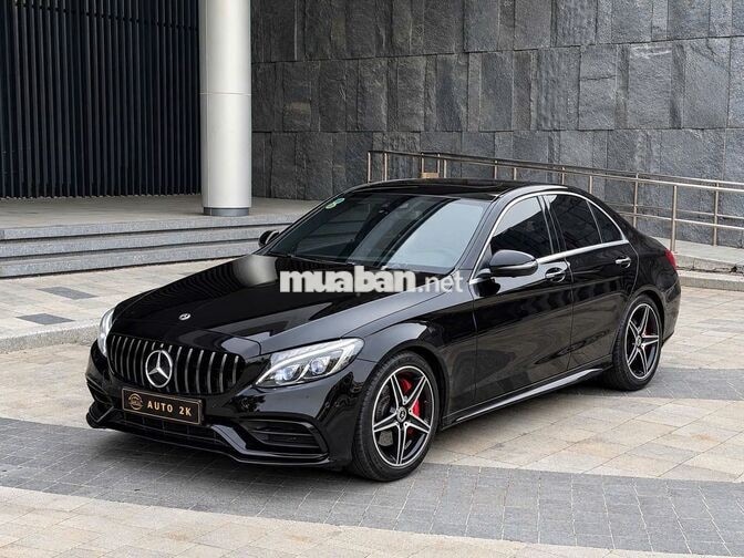 Mercedes C300 AMG 2015 C63 Đen 80000 km