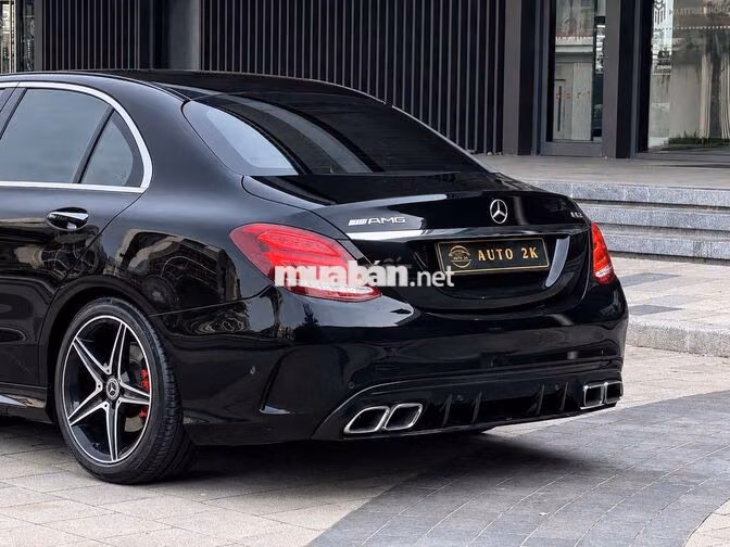 Mercedes C300 AMG 2015 C63 Đen 80000 km