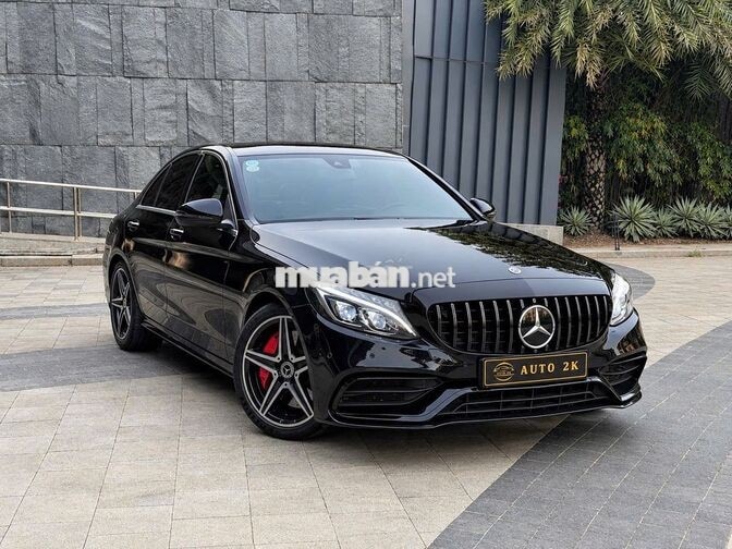 Mercedes C300 AMG 2015 C63 Đen 80000 km