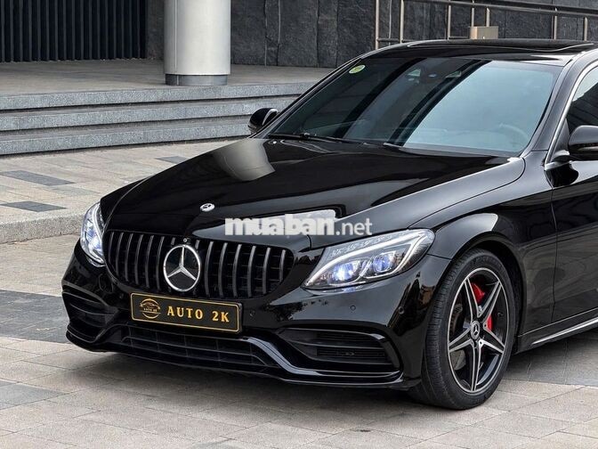Mercedes C300 AMG 2015 C63 Đen 80000 km