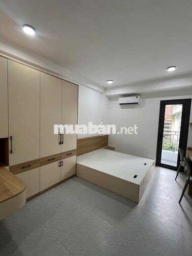 STUDIO FULL NỘI THẤT - GIẶT SẤY RIÊNG, BAN CÔNG - GẦN ĐH KIẾN TRÚC