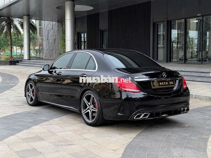 Mercedes C300 AMG 2015 C63 Đen 80000 km
