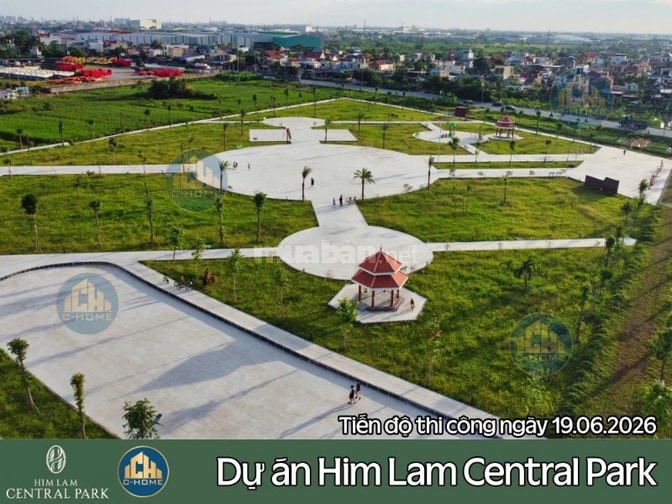 BÁN CĂN LIỀN KỀ HIMLAM CENTRAL PARK, HẢI PHÒNG: SỐNG ĐẲNG CẤP, ĐẦU TƯ 