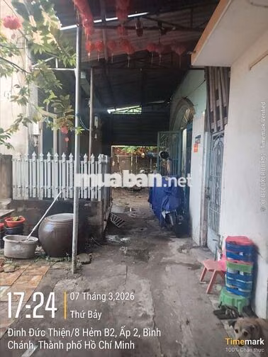 🔥 BÁN ĐẤT CLN 62m XÃ BÌNH CHÁNH – KDC HIỆN HỮU