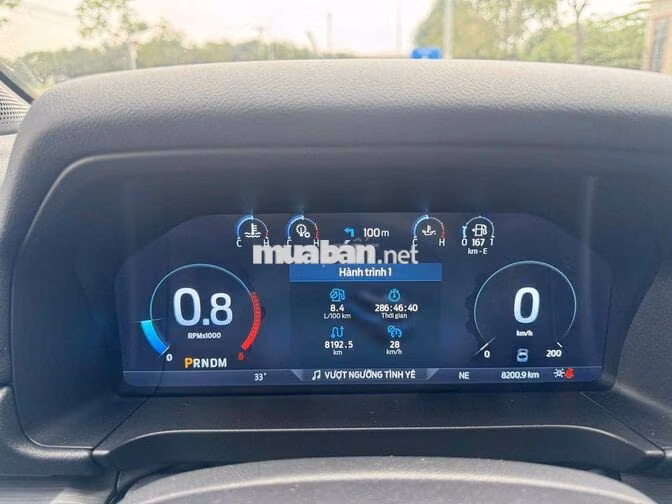 Ford Everest Titan 4x2 2025 8.200 km Trắng