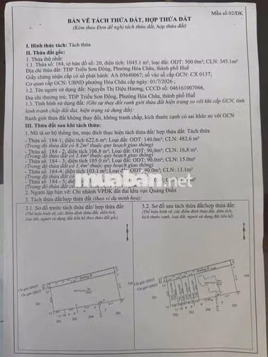 🙆‍♀️ Cần bán 107,6m đất cắt từ nhà dân chưa qua đầu tư.