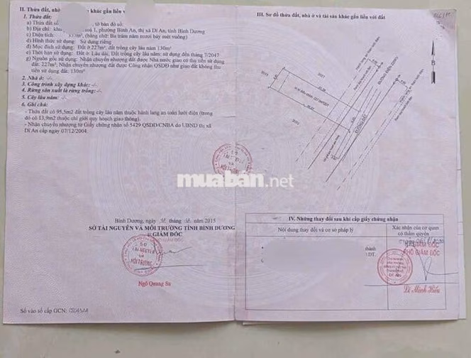 Đất gần làng đại học quốc gia TPHCM phường Bình An Tp Dĩ An 
