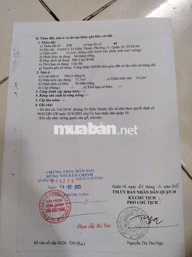 ✨ NHÀ RIÊNG QUẬN 10 – VỊ TRÍ KẾT NỐI THUẬN TIỆN ✨