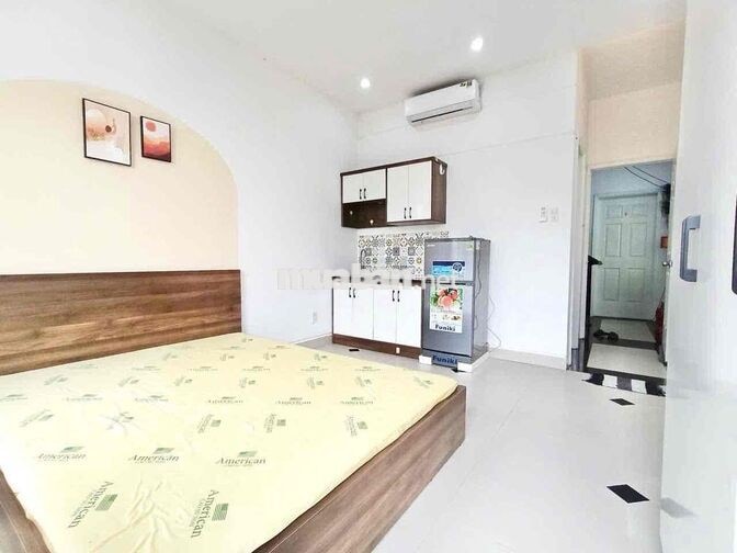 Căn Hộ Studio Ban Công - 25m2 - Full Nội Thất - Khu Sân Bây- Tân Bình