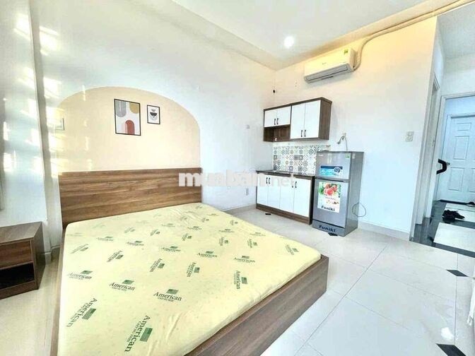 Căn Hộ Studio Ban Công - 25m2 - Full Nội Thất - Khu Sân Bây- Tân Bình