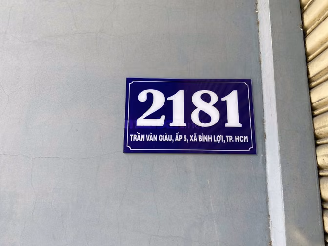 Bán nhà mặt tiền 2181 Trần Văn Giàu