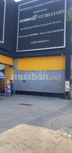 🔥 Cho thuê MB MT thụt 152 Quang Trung, Gò Vấp – 17x36m, ~600m².