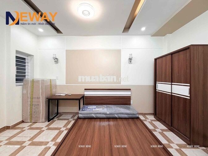 CHDV BAN CÔNG LỚN, SẴN NỘI THẤT, MÁY GIẶT RIÊNG GẦN NGÃ TƯ BỐN XÃ