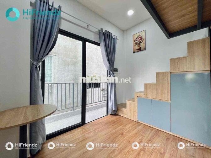 Căn hộ Gác xép BAN CÔNG thoáng đi bộ tới đại học VLU cơ sở chính