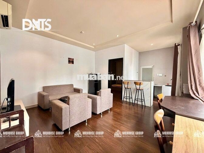 Căn hộ trung tâm quận 1 1PN 60m2 máy giặt riêng balcony view Lancaster