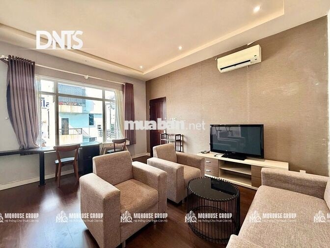Căn hộ trung tâm quận 1 1PN 60m2 máy giặt riêng balcony view Lancaster