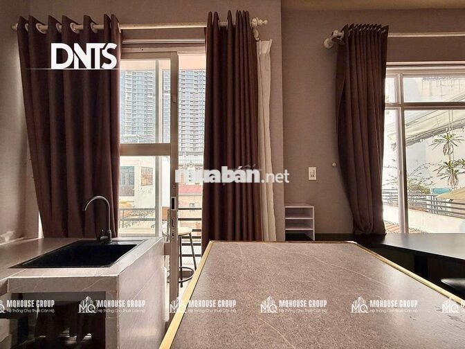 Căn hộ trung tâm quận 1 1PN 60m2 máy giặt riêng balcony view Lancaster
