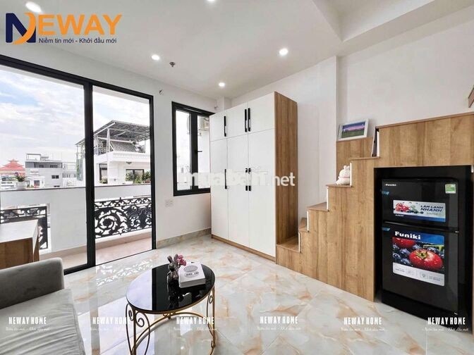 🍀CHDV GÁC CAO - BAN CÔNG RIÊNG + FULL NỘI THẤT MỚI - KẾ NGÃ TƯ BỐN XÃ 