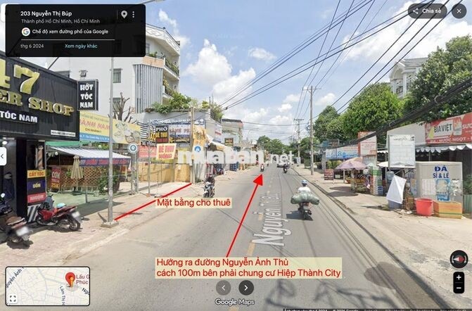 QUẬN 12_CHO THUÊ MẶT BẰNG KINH DOANH BUỔI SÁNG ĐẾN 15 GIỜ