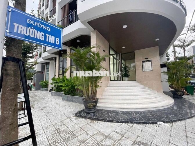 Cho thuê MB lô Góc 2MT đường Trường Thi 2 và Trường Thi 6. Giá 20tr/th
