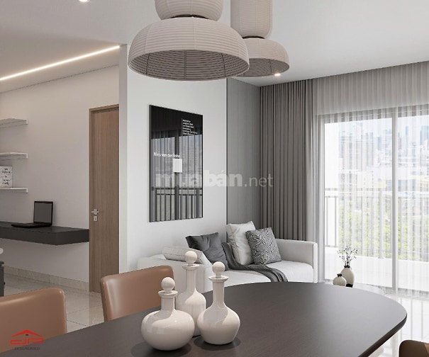Cho thuê 3PN+ 108m² S801, căn góc hiếm, tầng cao view đẹp