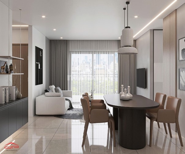 Cho thuê 3PN+ 108m² S801, căn góc hiếm, tầng cao view đẹp
