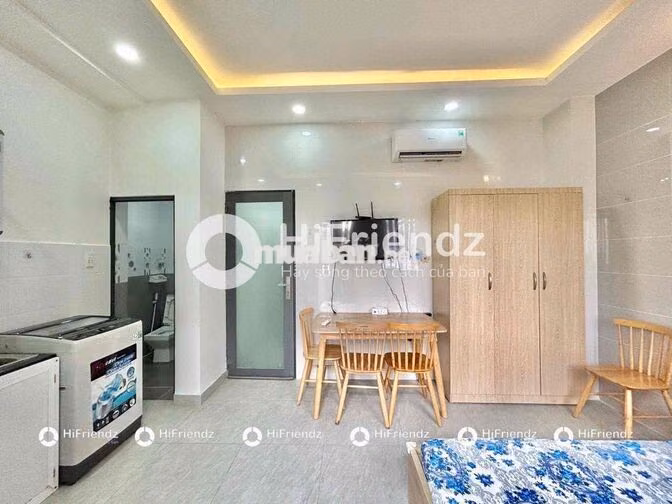 STUDIO BAN CÔNG SẴN MÁY GIẶT RIÊNG NGAY CÔNG VIÊN LÃNH BINH THĂNG