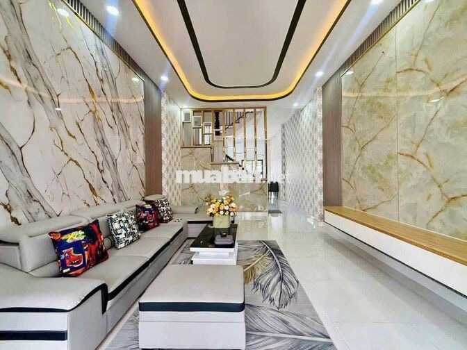 BÁN NHÀ 4 TẦNG  - HẺM Ô TÔ - THẠNH XUÂN 48,GIÁP Q12. GIÁ : 4,98 TỶ 