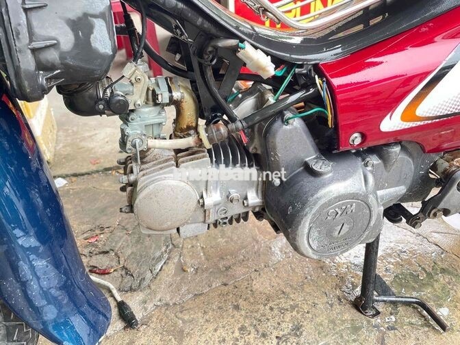 Xe máy chở hàng SYM Wave X Đỏ, xanh, đen