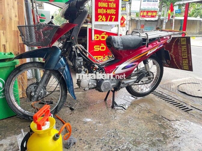 Xe máy chở hàng SYM Wave X Đỏ, xanh, đen