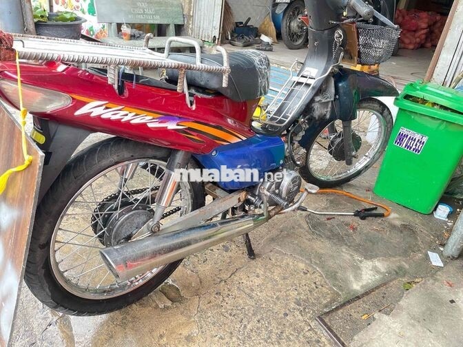 Xe máy chở hàng SYM Wave X Đỏ, xanh, đen