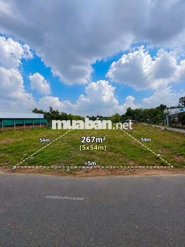 Cần bán 267m² đất 1 sẹc QL 22 gần trung tâm Trảng Bàng giá 800tr, shr