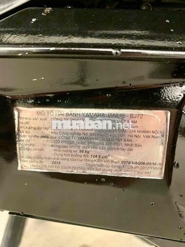 Yamaha Janus 125 2018 Khoá Smart Key Chính Chủ