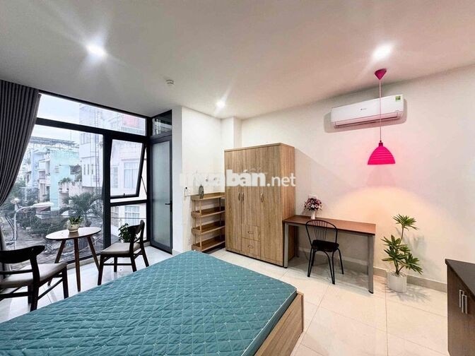Căn Hộ Studi Ban Công, Thang Máy, Hầm Xe, Full NT, Ngay Chợ Bà Chiểu