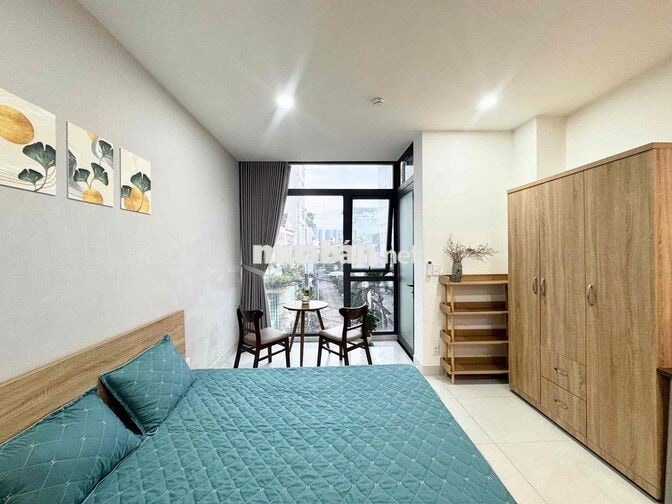 Căn Hộ Studi Ban Công, Thang Máy, Hầm Xe, Full NT, Ngay Chợ Bà Chiểu