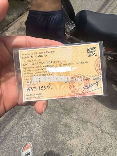 Yamaha Sirius Đen Xe số