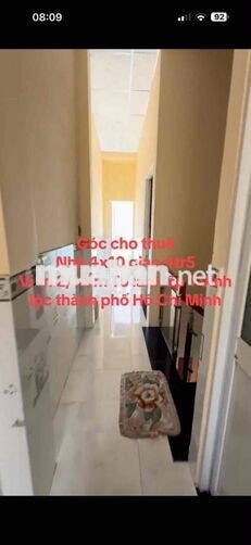 cho thuê nhà lầu suốt ngay chợ lê thị ngay ấp 1 vla nước sạch giá rẻ