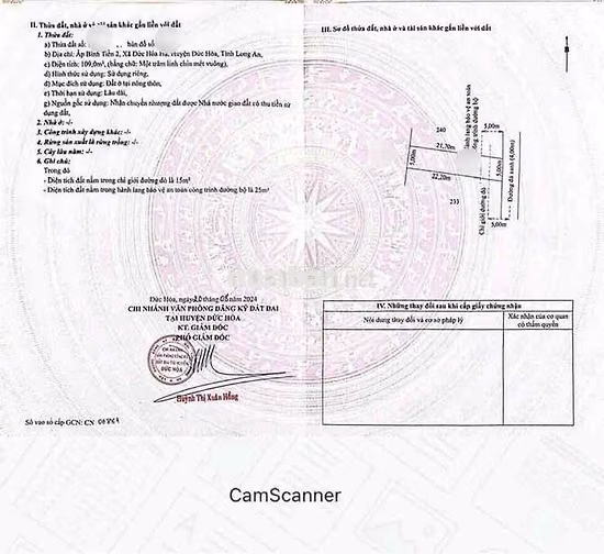 Chính chủ Bán đất ngay đường Cây Dương, Bình Tiền 2, Đức Hoà