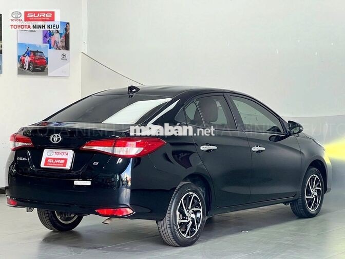 Toyota Vios 1.5G 2022 Đen 35.000 km