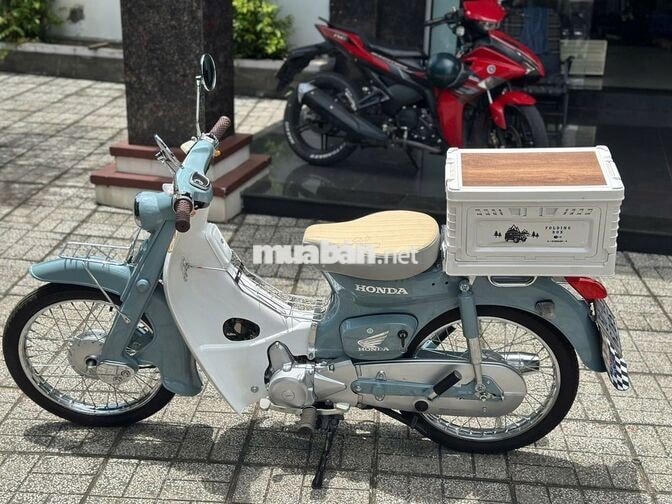 Honda Cub Xanh xám
