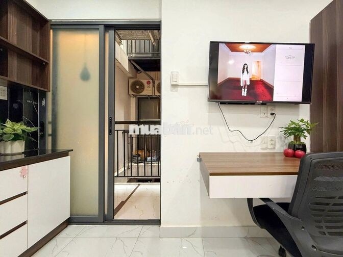 STUDIO FULL NỘI THẤT, MÁY GIẶT RIÊNG NGAY BÙI HỮU NGHĨA, CHỢ BÀ CHIỀU