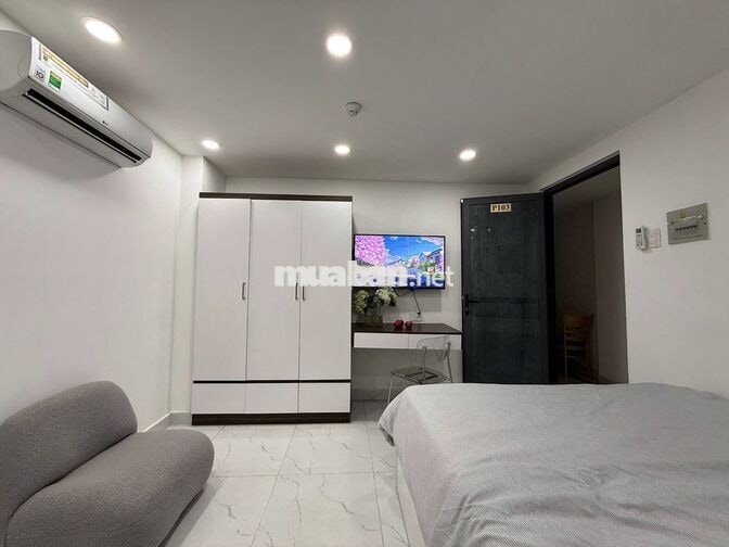 STUDIO FULL NỘI THẤT, MÁY GIẶT RIÊNG NGAY BÙI HỮU NGHĨA, CHỢ BÀ CHIỀU