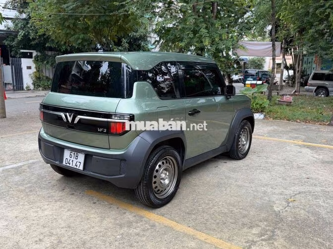 VinFast VF3 2025 Xanh lá Ghế da