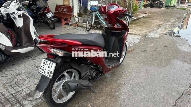 Honda Vision 2018 Đỏ đen ( hỗ trợ góp )