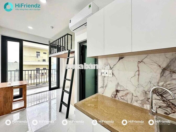 Cho Thuê Phòng Gác Ban Công Đầy Đủ Nội Thất Mới Xây Gần Aeon Mall TP