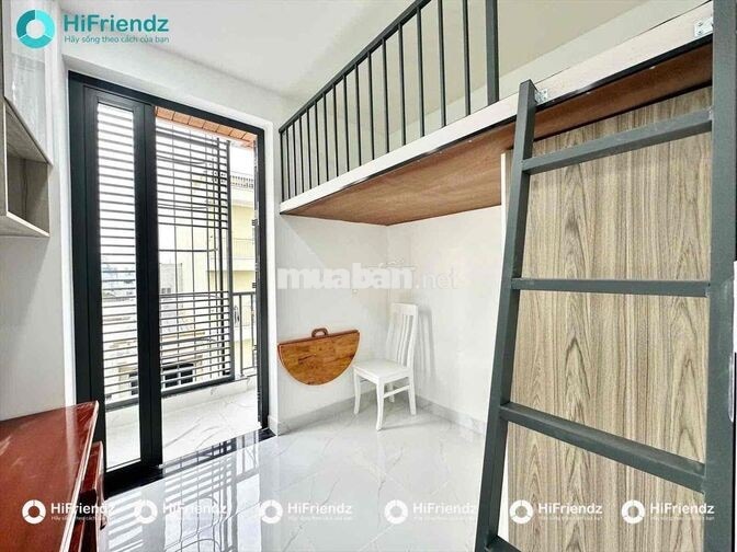 Cho Thuê Phòng Gác Ban Công Đầy Đủ Nội Thất Mới Xây Gần Aeon Mall TP