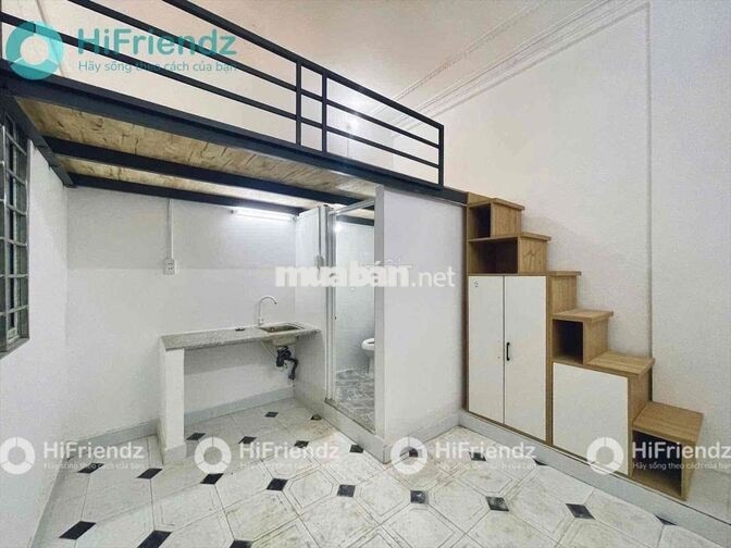 🔥CHO THUÊ PHÒNG GÁC NỘI THẤT CƠ BẢN GẦN HUỲNH VĂN BÁNH