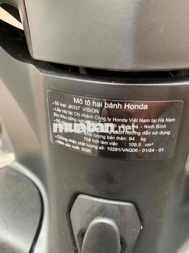 Honda Vision Bản Đặc Biệt 2026 Nâu 384 km