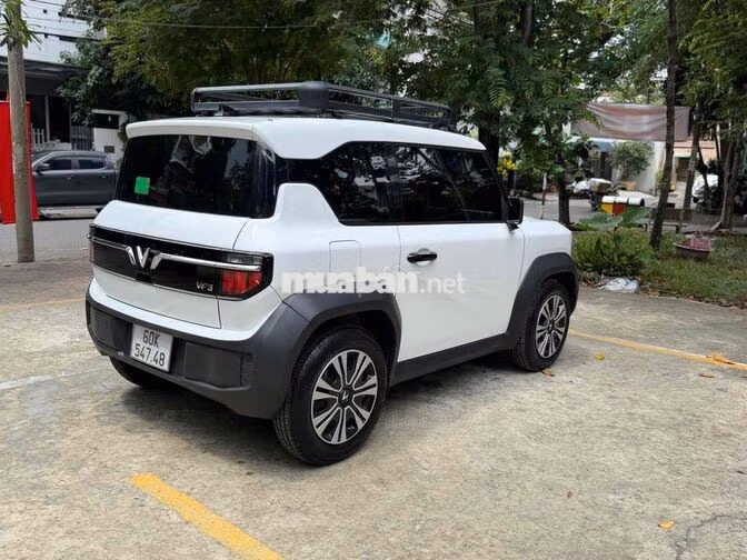 VinFast VF3 T6/2025 màu Trắng Pin mua xe đẹp